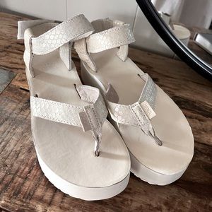 Teva platform sandals